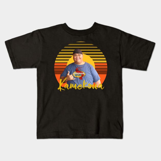 KAMEKONA'S SHRIMP TRUCK Kids T-Shirt by Cult Classics